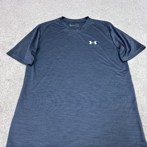 Under Armour T-Shirt Men’s Gray Short Sleeve Size Medium Loose - Picture 6 of 10